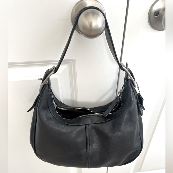 Coach Bags Coach Zoe Legacy West 9342 Vintage Blackleather Bag Hobo